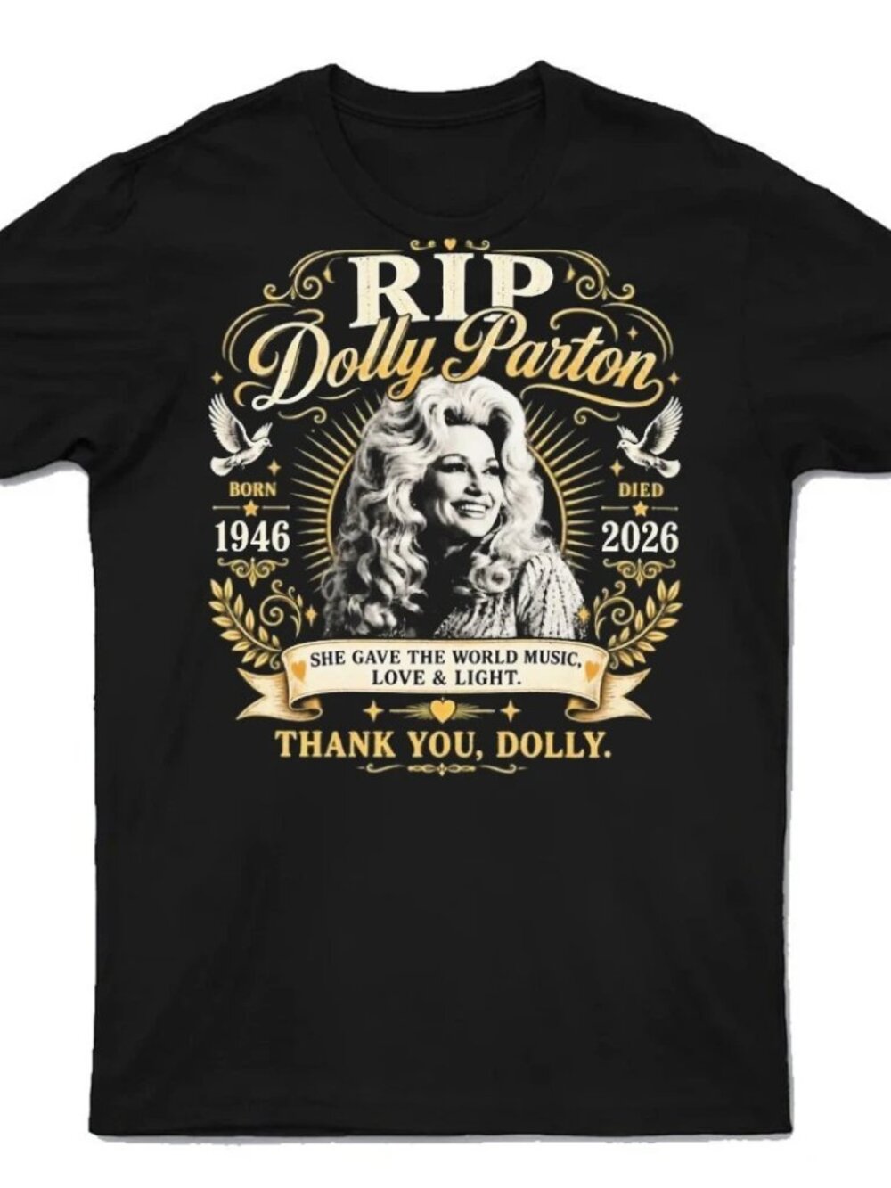 Dolly Parton RIP Unisex T Shirt